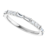 French-set diamond band close-up of French setting technique in yellow gold variant--14K-white-gold variant--Diamond-Lab variant--Diamond-Nat variant--Platinum