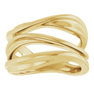 Sterling silver Wave Ring