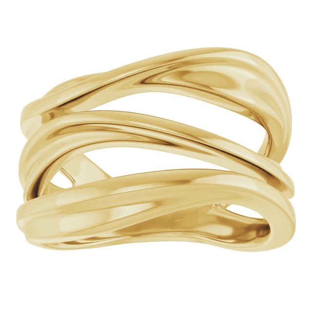 Sterling silver Wave Ring