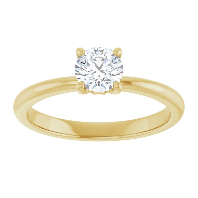 Engagement Ring Mounting/2-CT variant--.5CT variant--Round variant--.5CT variant--14K-white-gold