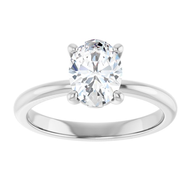 Engagement Ring Mounting variant--Oval variant--1CT variant--14K-rose-gold