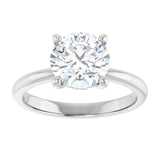 Engagement Ring Mounting variant--Round variant--2CT variant--14K-rose-gold