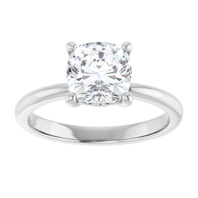Engagement Ring Mounting variant--Cushion variant--2CT variant--14K-rose-gold