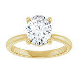 Engagement Ring Mounting variant--Oval variant--2CT variant--14K-white-gold