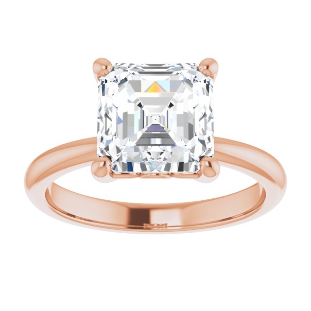Engagement Ring Mounting/2-CT variant--.5CT variant--Cushion variant--.5CT variant--14K-yellow-gold