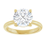 Engagement Ring Mounting variant--Round variant--3CT variant--14K-white-gold