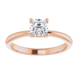 Engagement Ring Mounting variant--Cushion variant--1CT variant--14K-yellow-gold