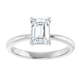 Engagement Ring Mounting variant--Emerald variant--1CT variant--14K-rose-gold