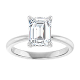 Engagement Ring Mounting variant--Emerald variant--2CT variant--14K-rose-gold