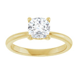 Engagement Ring Mounting variant--Cushion variant--1CT variant--14K-white-gold