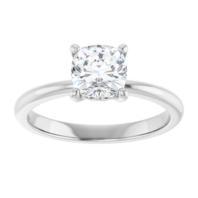 Engagement Ring Mounting variant--Cushion variant--1CT variant--14K-rose-gold