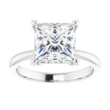 Engagement Ring Mounting variant--Square variant--3CT variant--14K-yellow-gold