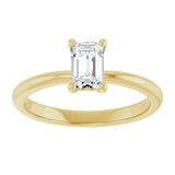 Engagement Ring Mounting/2-CT variant--.5CT variant--Emerald variant--.5CT variant--14K-white-gold