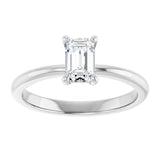Engagement Ring Mounting/2-CT variant--.5CT variant--Emerald variant--.5CT variant--14K-rose-gold