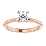 Engagement Ring Mounting/2-CT variant--.5CT variant--Square variant--.5CT variant--14K-white-gold