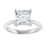 Engagement Ring Mounting variant--Square variant--2CT variant--14K-yellow-gold