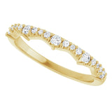 Yellow Gold Diamond Band variant--14K-yellow-gold