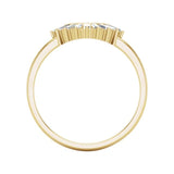 Side View of a Baguette Diamond Contour Ring in Yellow Gold(Lab)-/-Apr(CZ/Brass) variant--14K-yellow-gold variant--Diamond-Nat variant--Diamond-Lab variant--CZ-Try-on-At-Home