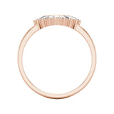Side View of a Baguette Diamond Contour Ring in Rose Gold variant--14K-rose-gold variant--Diamond-Nat variant--Diamond-Lab variant--CZ-Try-on-At-Home