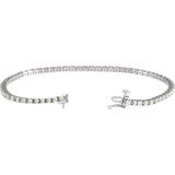 14K White 2CTW Lab-Grown Diamond Line 7 1/4" Bracelet white gold variant--14K-white-gold variant--Diamond-Nat variant--2-CT variant--Diamond-Lab