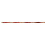 8.5 carat ruby tennis bracelet 14K gold yellow gold variant--14K-yellow-gold