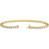 14K Yellow 4CTW Lab-Grown Diamond Line 7 1/4" Bracelet yellow gold variant--14K-yellow-gold variant--Diamond-Nat variant--5-CT variant--Diamond-Lab variant--4-CT