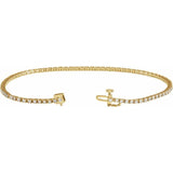 14K Yellow 1 CTW Lab-Grown Diamond Line 7 1/4" Bracelet yellow gold CT variant--14K-yellow-gold variant--Diamond-Nat variant--1-CT variant--Diamond-Lab