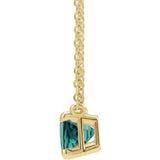 Alexandrite Necklace side-view