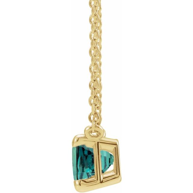 Alexandrite Necklace side-view