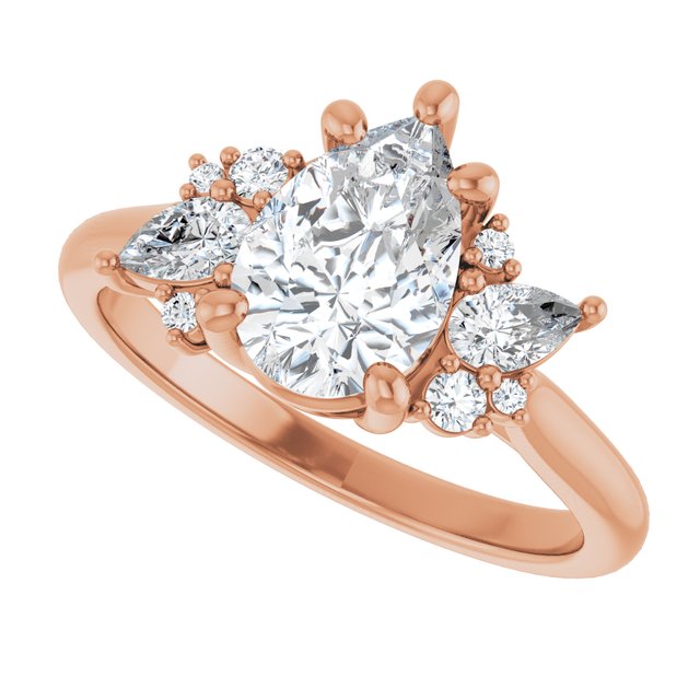 variant--Pear variant--Diamond-Lab variant--14K-rose-gold