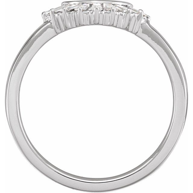 Side View of a Baguette Diamond Contour Ring in White Gold variant--14K-white-gold variant--Diamond-Nat variant--Diamond-Lab variant--CZ-Try-on-At-Home