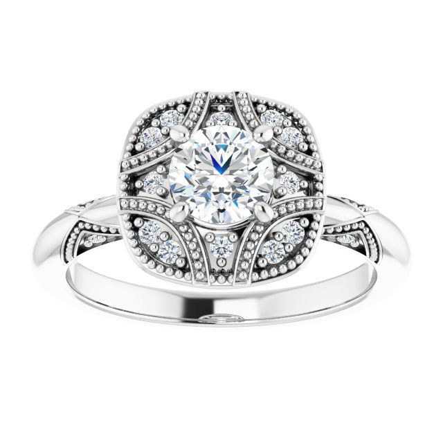 Engagement Ring Mounting variant--Pear variant--2CT variant--14K-rose-gold