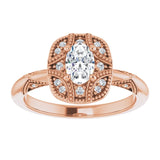 Engagement Ring Mounting variant--Oval variant--1CT variant--14K-yellow-gold