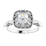 Engagement Ring Mounting/2-CT variant--.5CT variant--Asscher variant--.5CT variant--14K-rose-gold