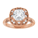Engagement Ring Mounting/2-CT variant--.5CT variant--Emerald variant--.5CT variant--14K-yellow-gold