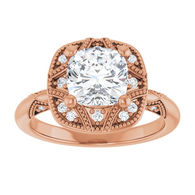 Engagement Ring Mounting/2-CT variant--.5CT variant--Emerald variant--.5CT variant--14K-yellow-gold