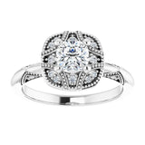 Engagement Ring Mounting/2-CT variant--.5CT variant--Cushion variant--.5CT variant--14K-rose-gold
