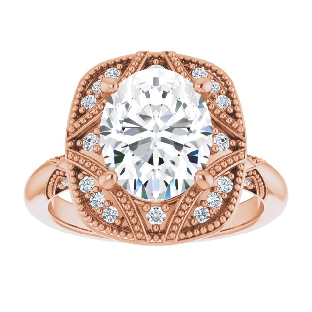 Engagement Ring Mounting/2-CT variant--.5CT variant--Asscher variant--.5CT variant--14K-yellow-gold