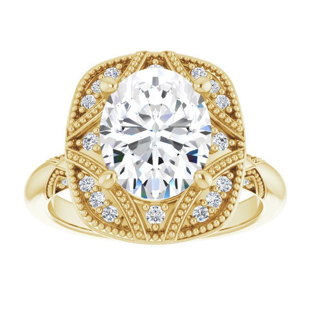 Engagement Ring Mounting/2-CT variant--.5CT variant--Asscher variant--.5CT variant--14K-white-gold