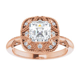 Engagement Ring Mounting/2-CT variant--.5CT variant--Cushion variant--.5CT variant--14K-yellow-gold