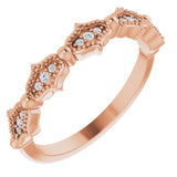 Fluted diamond band rose gold alternate angle view variant--14K-rose-gold