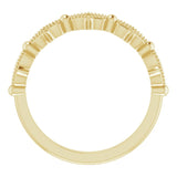 Yellow Gold Diamond Wedding Band variant--14K-yellow-gold