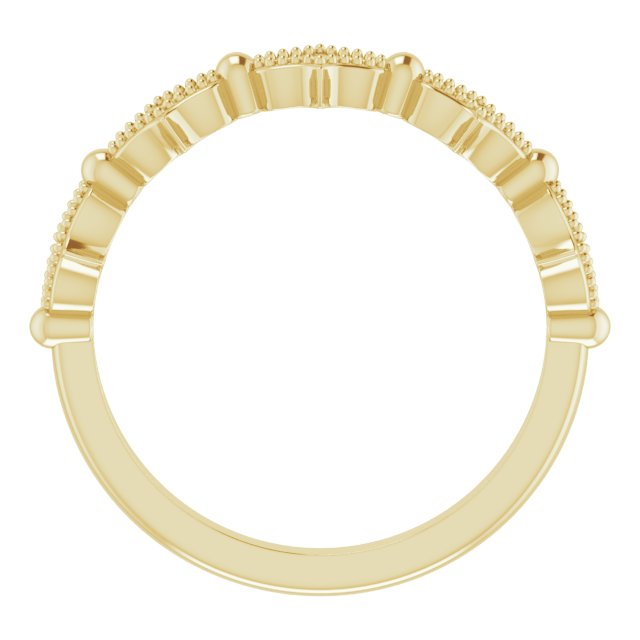 Yellow Gold Diamond Wedding Band variant--14K-yellow-gold