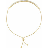 Minimal diamond bracelet in yellow gold yellow gold variant--14K-yellow-gold