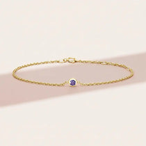 bezel set alexandrite bracelet in 14k gold variant--Alexandrite variant--14K-rose-gold variant--14K-white-gold variant--14K-yellow-gold variant--Sterling-silver