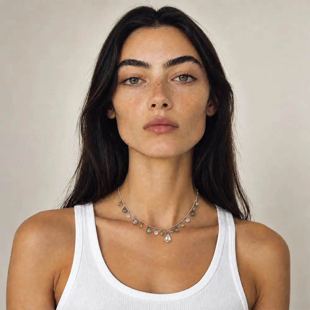 Alexis Green Amethyst Necklace