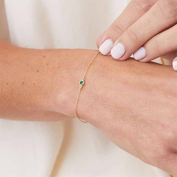 Birthstone bracelet, Gemstone bracelet, birthstone jewelry