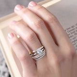 Platinum baguette diamond band handcrafted in the USA