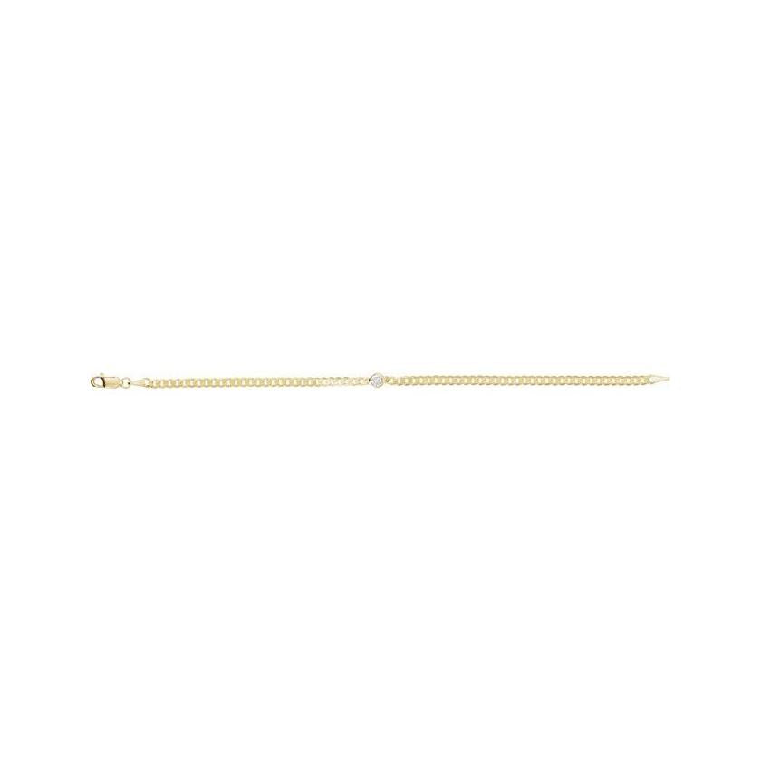 Diamond gold Link Bracelet full layout