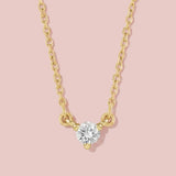 Mini diamond necklace in 14K gold variant--14K-rose-gold, variant--14K-yellow-gold, variant--14K-white-gold, variant--Sterling-silver